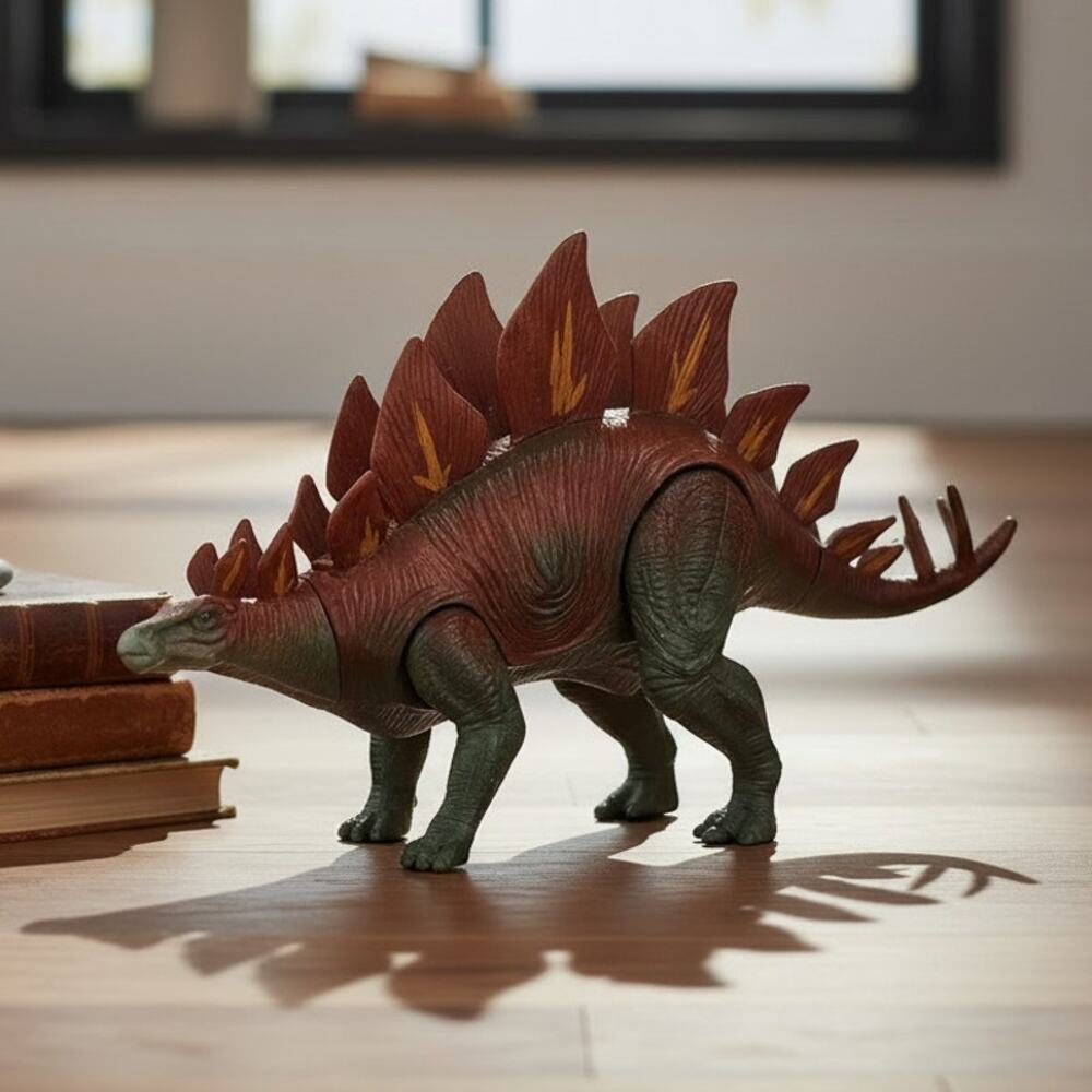 Kid Galaxy Detailed Realistic Stegosaurus Dinosaur 4.5" Posable Figure